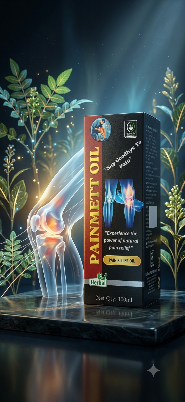 PAINMETT OIL — Pain killer oil for external application. Herbal pain relief oil, 100 ml. by Prakash Medicity Homeopathy